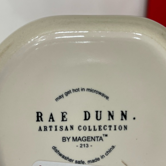 Rae Dunn Valentine Heart Oh La La Ceramic Coffee Mug Cup NEW - Picture 3 of 3